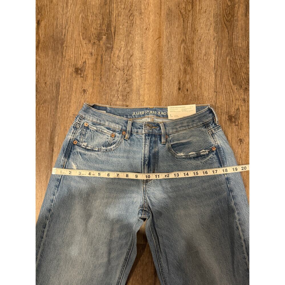 American Eagle Women’s 90’s Low Rise Straight Jean Size 6 - Picture 10 of 12